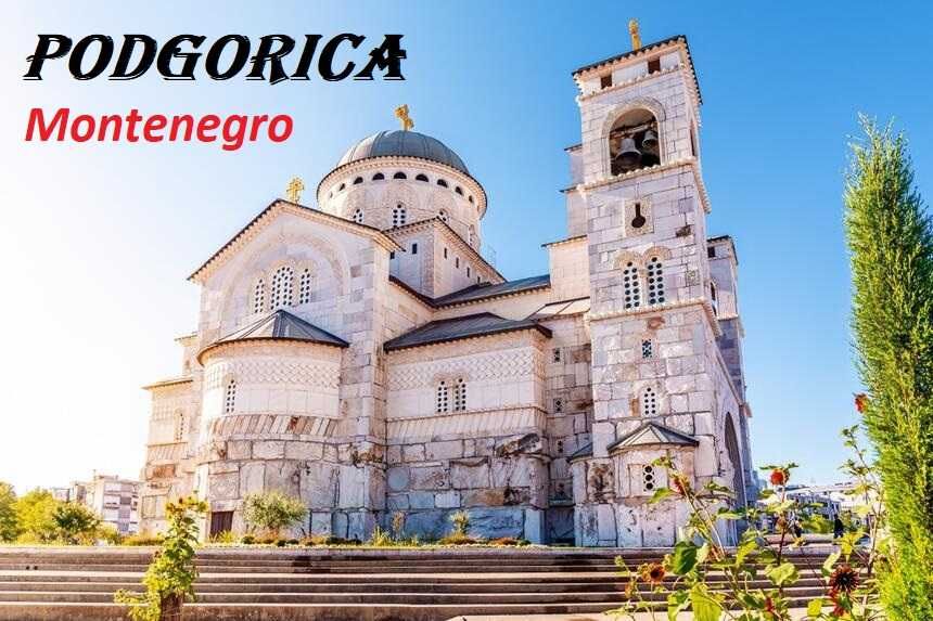 Magnes na lodówkę Podgorica Czarnogóra