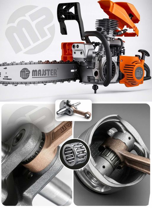 NOWA Piła spalinowa pilarka łańcuhowa 5.7km 58cm³ 2x łańc/prowad+OLEJ