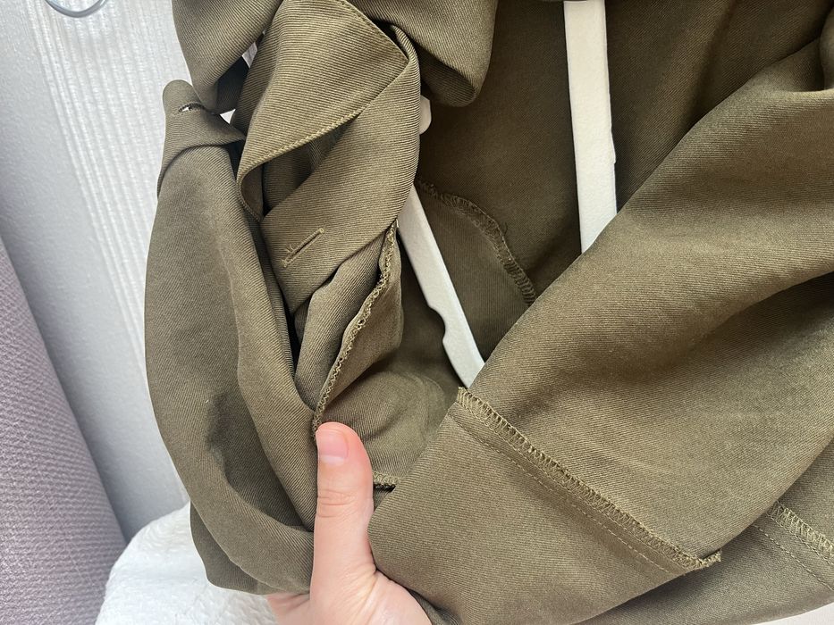 Koszula khaki 100% jedwab