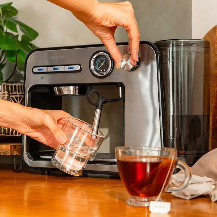 Cecotec Ekspres do kawy  Power Espresso 20 Square Pro, 1450 W, 20 bar