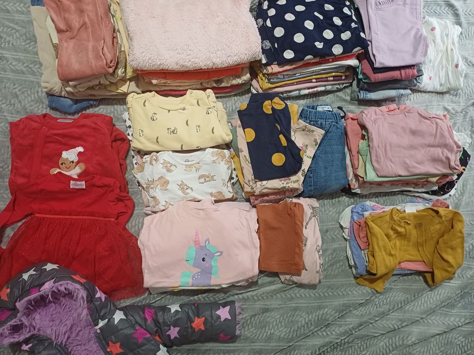 Paka ubrań od 74 do 98