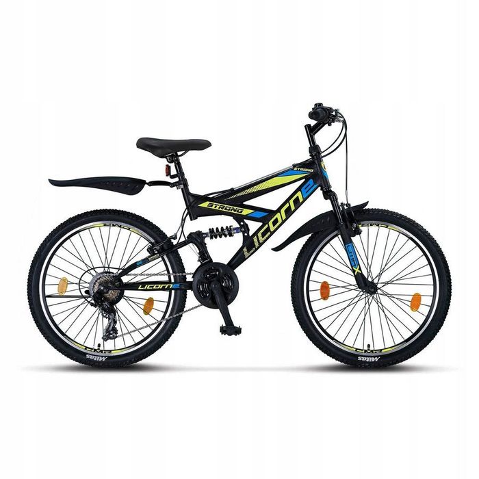 Niemiecki rower górski MTB STRONG 24 FULL 21 bieg SHIMANO