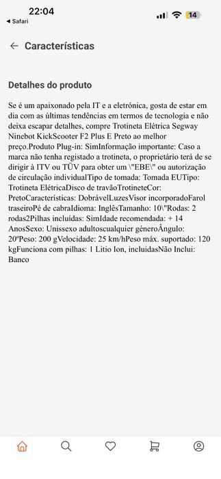 Trotinete Ninebot F2 Plus