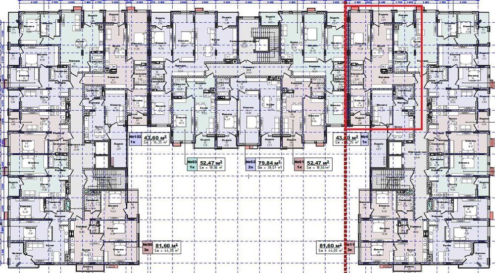 2-rooms apartment apartment by the address st. Glentsa Fritsa (area 77,2 m²) - Atlanta.ua - photo 6