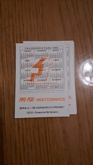 Calendários de bolso