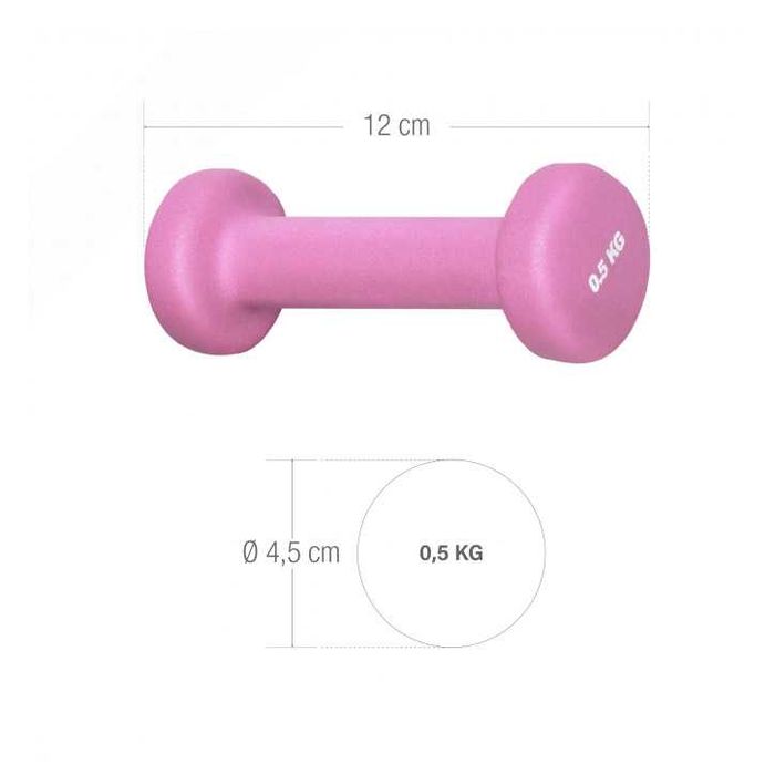 Hantle neoprenowe Gorilla Sports 2x 0,5 kg 2 szt. (1491)