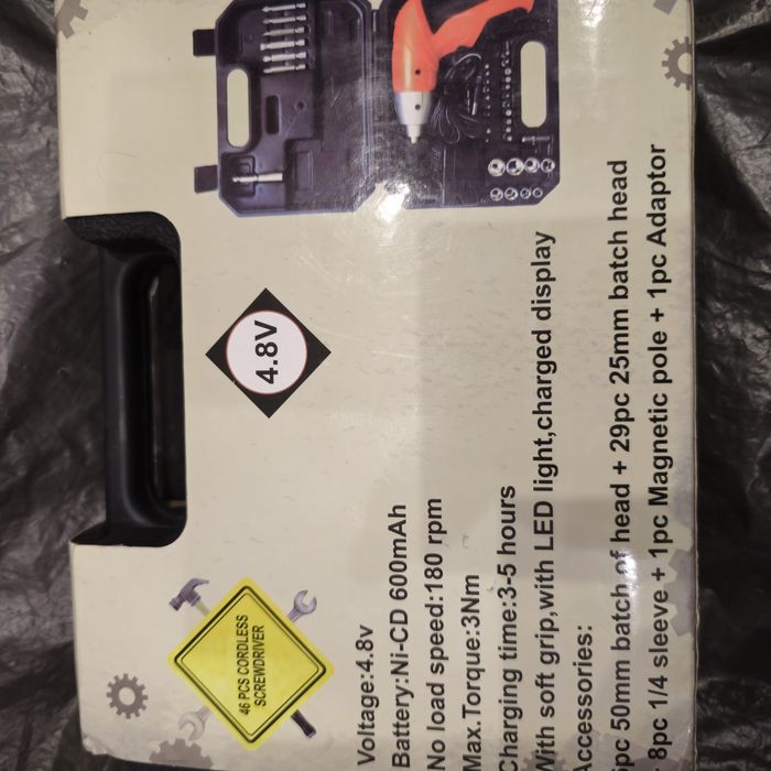 Аккумуляторный шуруповерт дрель отвертка набор инструментов