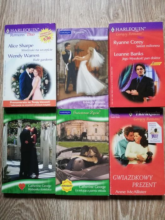 Zestaw książek Harlequin