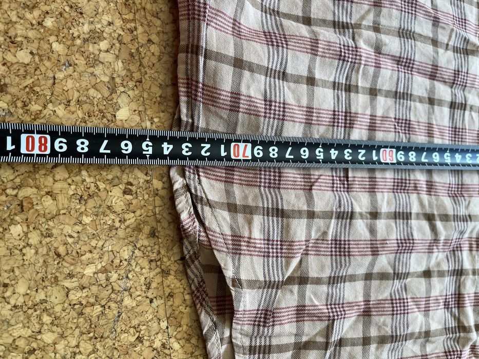 Camisa Hugo Boss Vintage Xadrez Castanho M