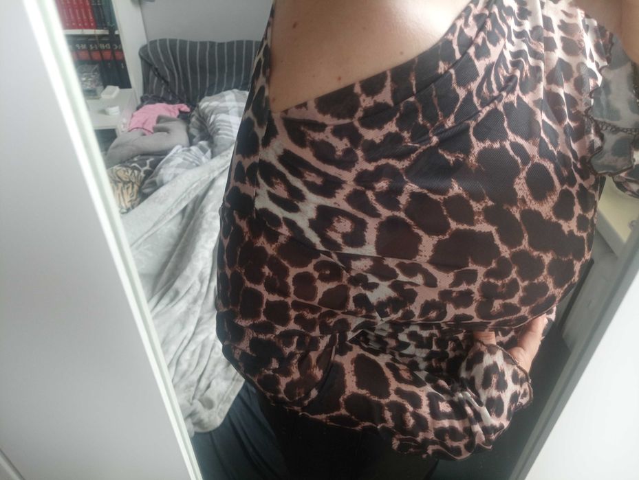 Bluzka w panterkę,XL