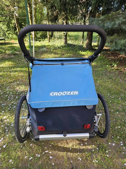 Przyczepa Croozer Kid Plus For 2  dwuosobowa zawieszenie Światła
