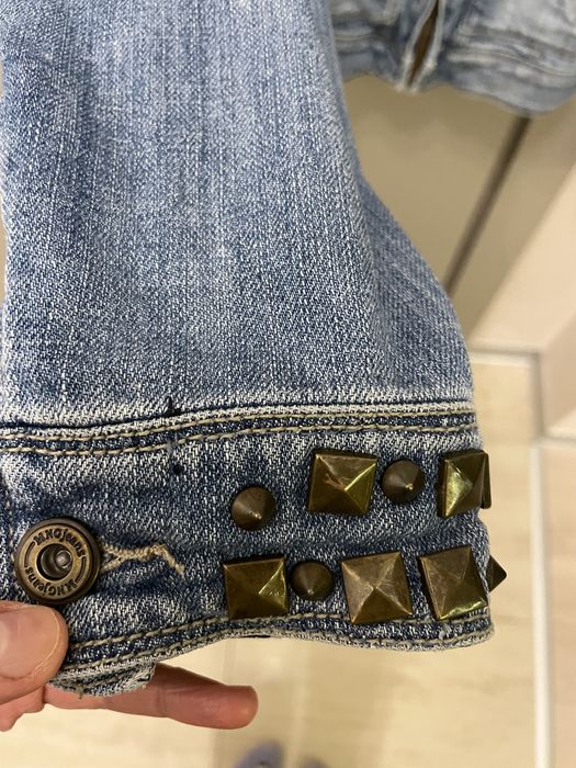 Kurtka jeansowa z ćwiekami Mango M/L 38/40 unikat