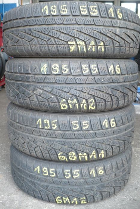 Opony Pirelli Sottozero 195/55R16 87H Zima 7 mm Komplet