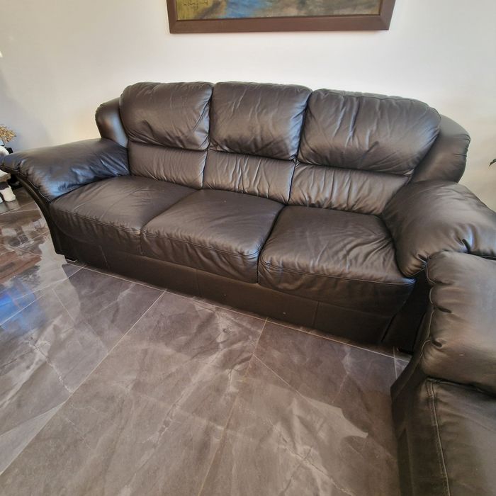 Sofa wersalka kanapa fotele skórzane meble komplet  wypoczynkowe kenya