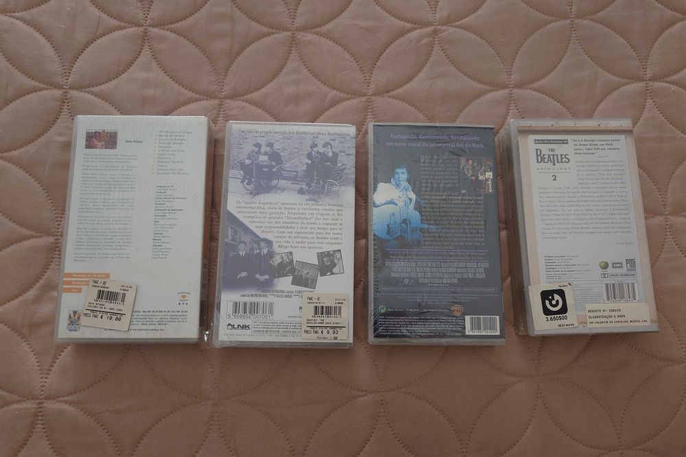 Vendo cassetes de música em VHS (novas)
