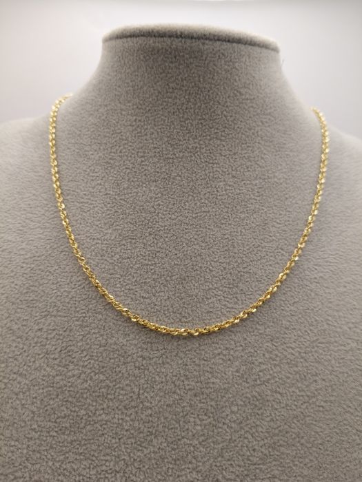 Złoty Łańcuszek 45cm Pr.585 Nowy Zapraszamy