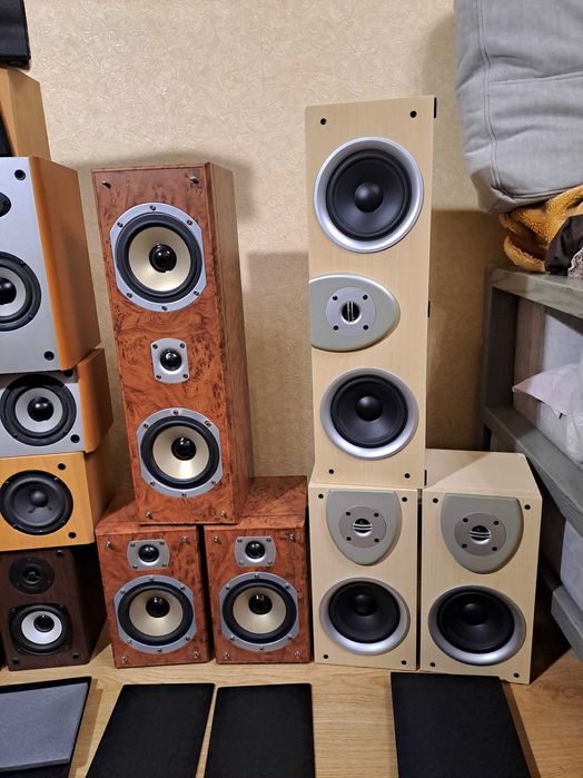 Продаж дерев'яних Пасивних колонок genius  5.1