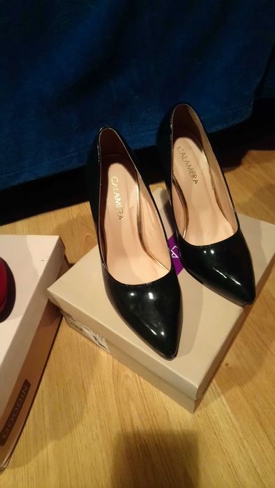 Buty, czółenka czarne klasyczne