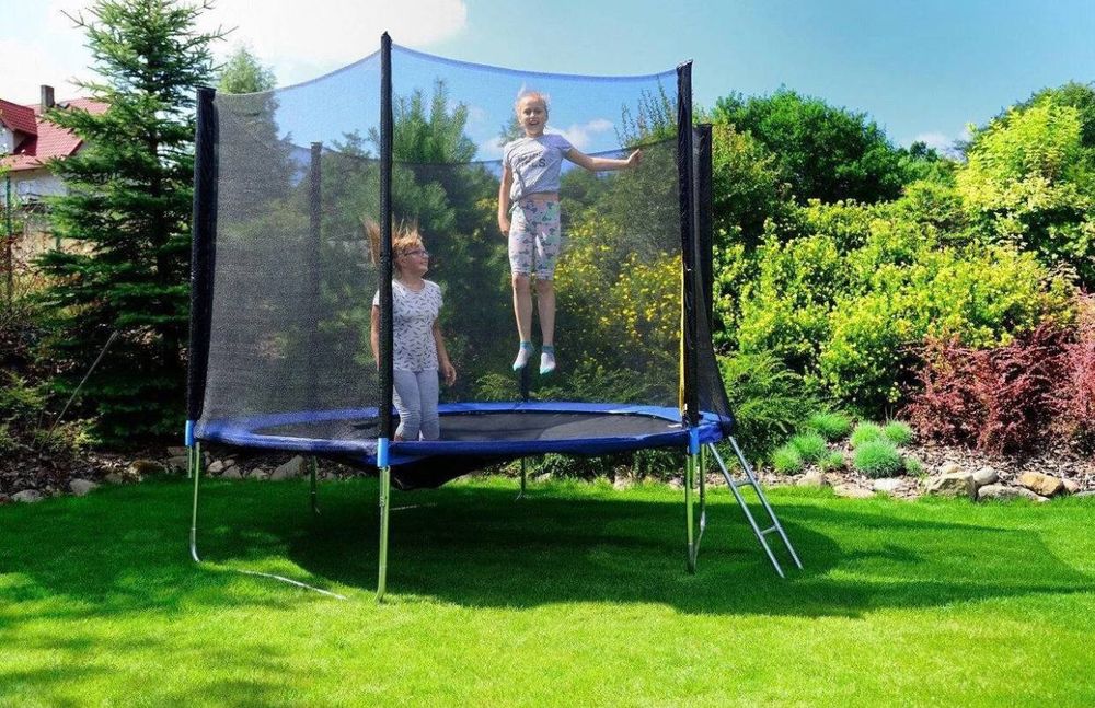 Дитячий батут з сіткою . Детский батут.