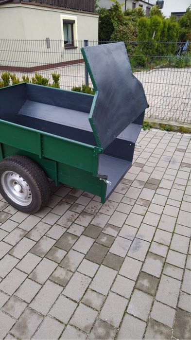 Przyczepka do qada,traktorka,jednoosiowa,motocyklowa,wywrotka