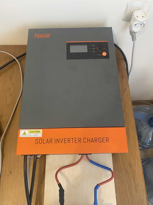 Гібридний інвертор PowMr 5.5кВт та 4 акумулятори AGM 105Ah, модель POW-HVM5.5K-48V-P