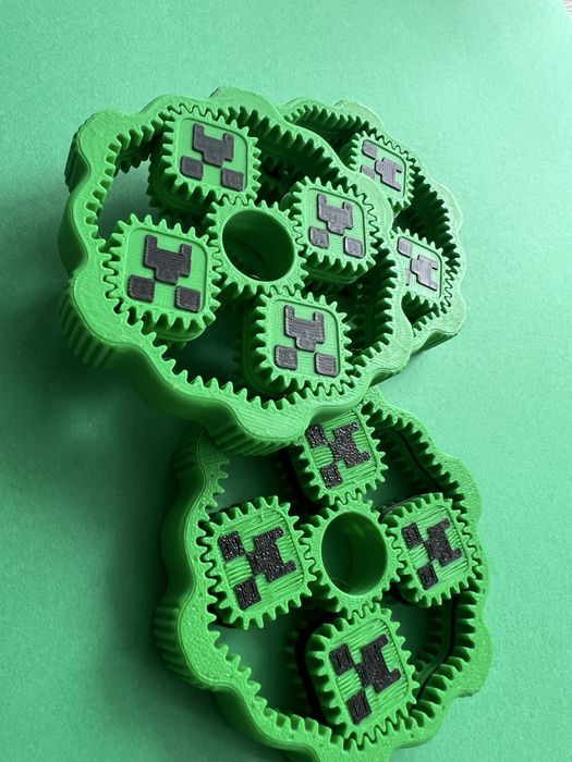 Spinner 3D – minecraft creeper  zabawka sensoryczna antystresowa