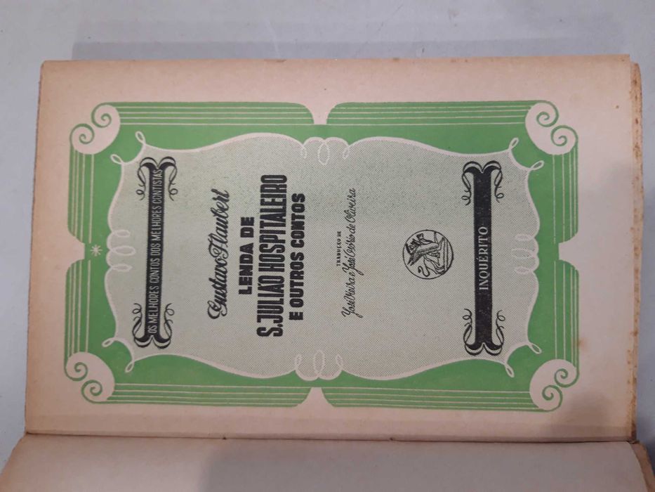 Livro REF-PA5 - Gustavo Flaubert - S.Julião Hospitaleiro