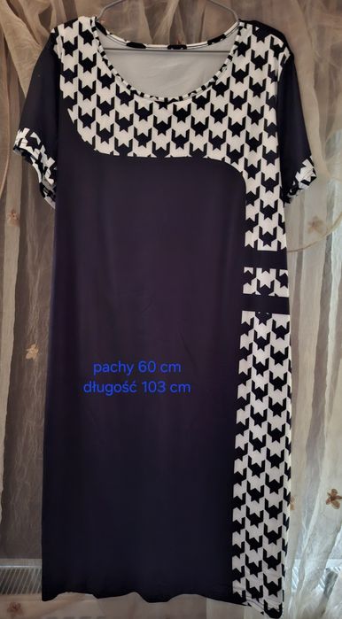 Wizytowa nowa sukienka plus GRATIS w   rozmiarze XXL