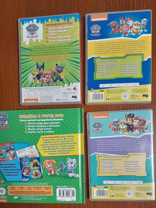 Zestaw płyt DVD Psi Patrol