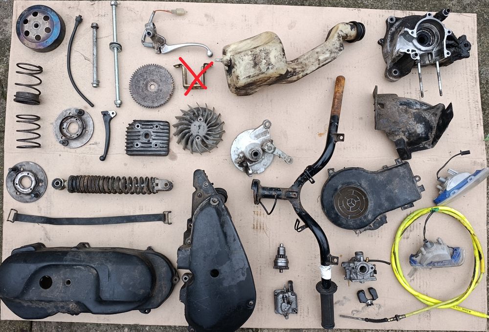 Разбор Suzuki Lets 1/2/3