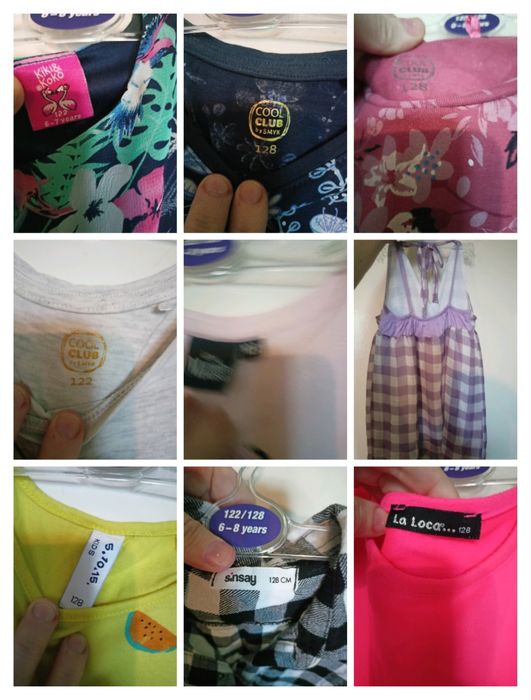 Sukienki zestaw 122/128