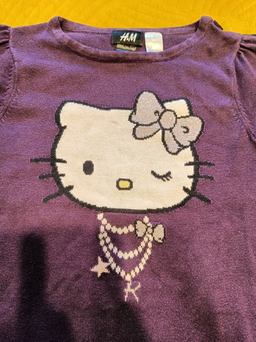 Jak nowa sukienka hello kitty hm H&m 110/116 kotek kot