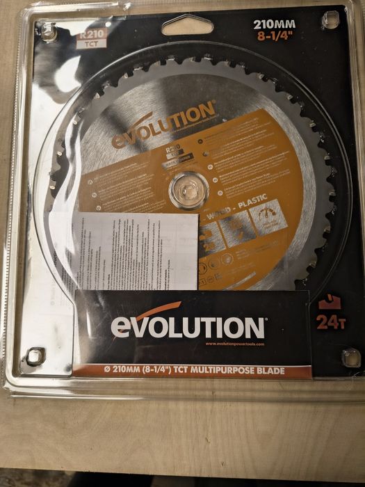 Evolution Power Tools Tarcza 210 mm do stali itp