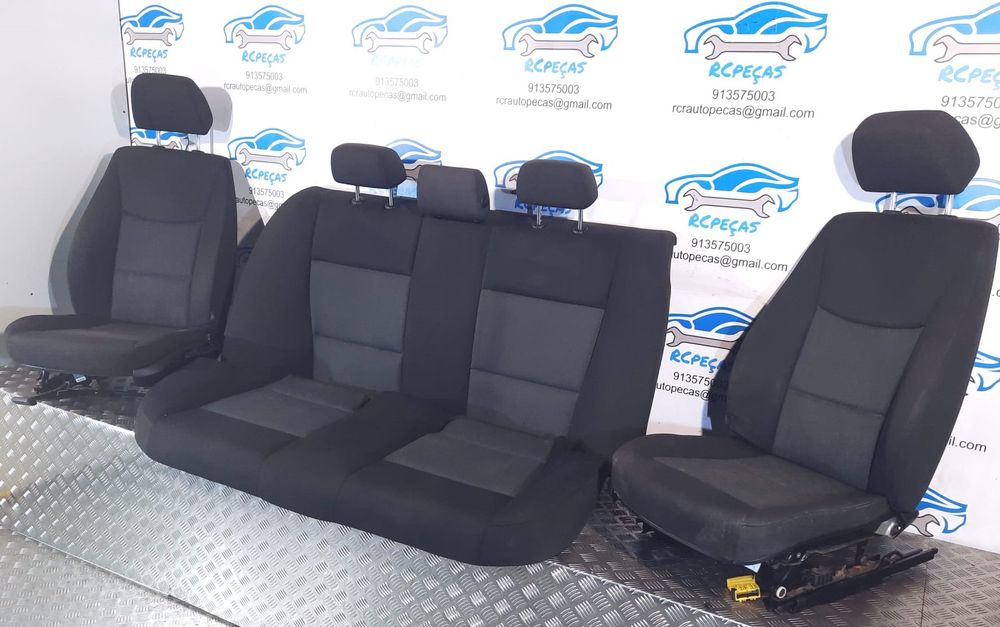BANCO BANCOS TECIDO BMW SERIE 3 E90 AIRBAG FRENTE FRONTAL TRASEIRO