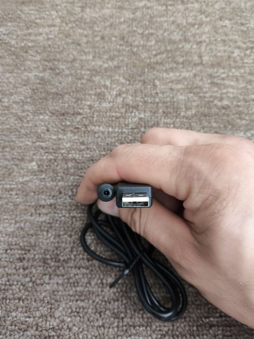 Кабель для роутера USB DC 5V to 12V 5.5x2.1 с преобразователем