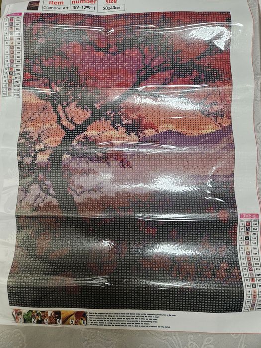 Haft diamentowy 3 szt. tryptyk