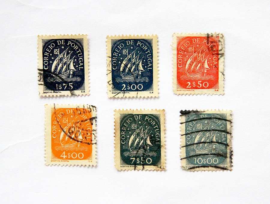 selos antigos de coleção