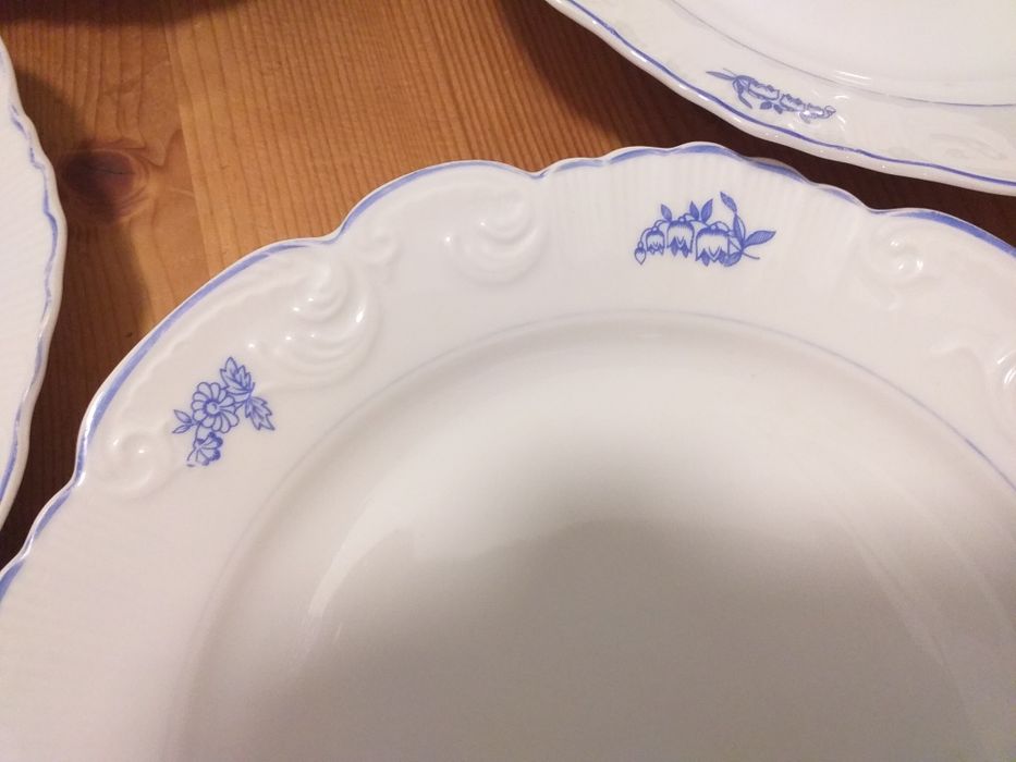 1 travessa 4 pratos vista alegre