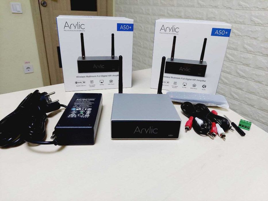 Hi-Fi Підсилювач Arylic A50+ WiFi/Bluetooth 2x50W стримінг мультирум