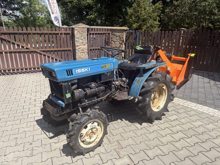 Traktorek iseki tx1300 13 km 4x4 podnosnik walek kosiarka sprawny