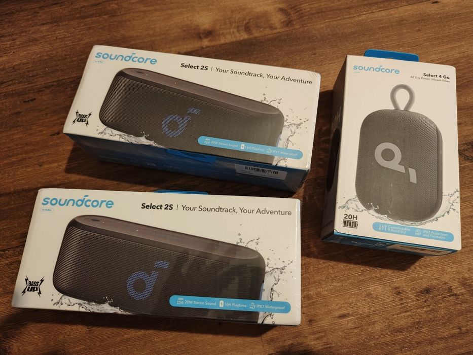 Anker Soundcore Select 2S, Anker Soundcore Select 4 Go, IPX7, НОВІ!