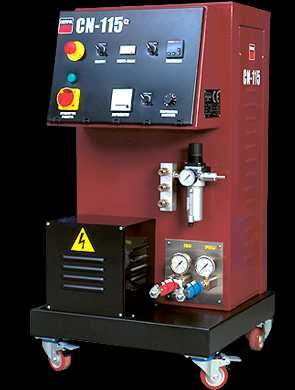 CN115 Equipamento, Injeção, lavagem, espuma de poliuretano bi-comp.