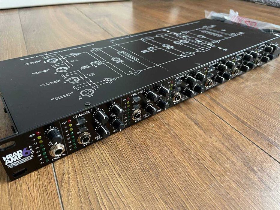Новий професійний 6 канальний підсилювач для навушників ART HeadAmp6 Pro