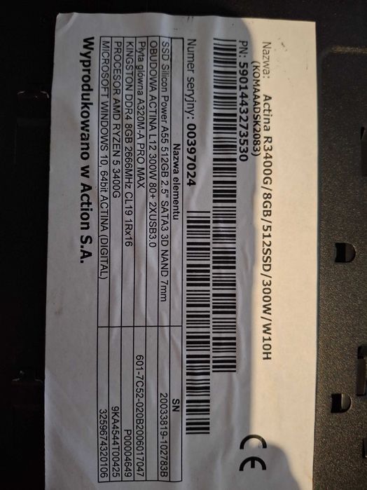 komputer stacjonarny