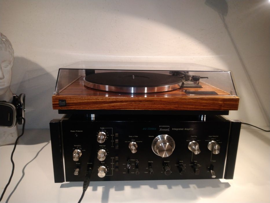 Gramofon Dual CS 455 Silver."palisander"