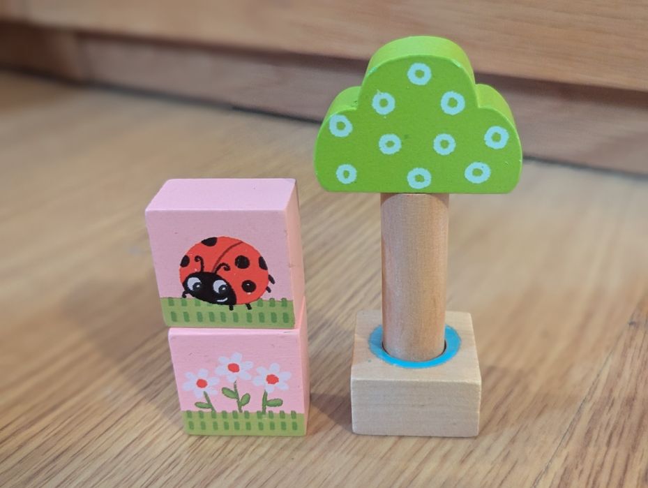 Blocos criativos madeira puzzle construção