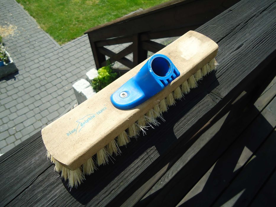 Szczota szczotka naturalne włosie do zamiatania sprzątania