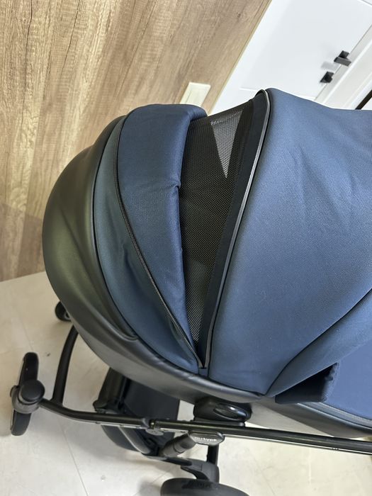 Коляска Anex M-Type 3в1 (Анекс М-Тайп), темно-синя, повний комплект
