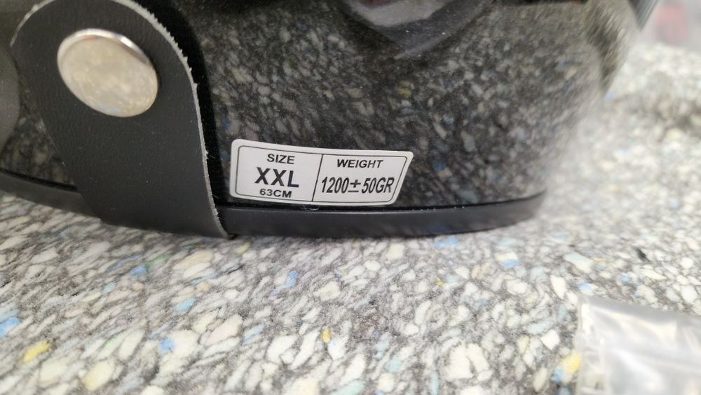 Kask bez szczękowy xxl