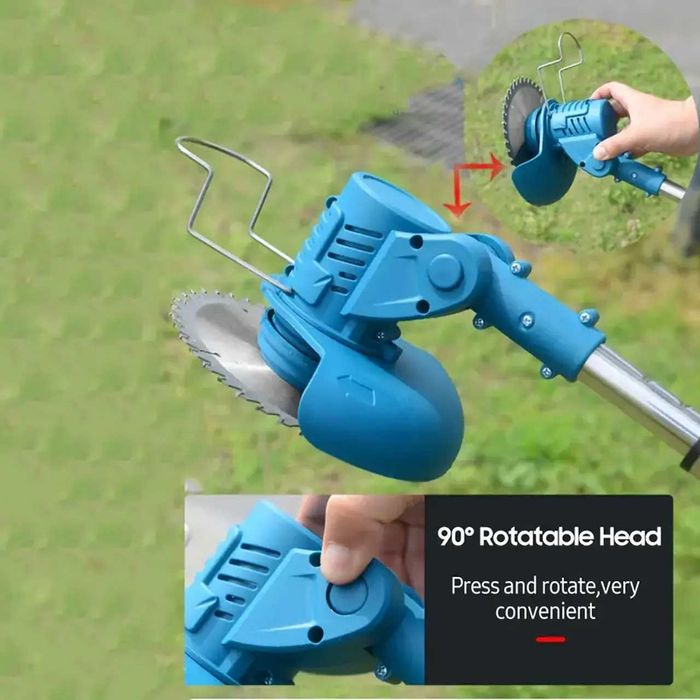 D110- Cortador relva elétrico retrátil portátil  lítio c ou s bateria